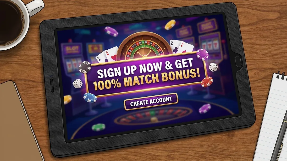 Registrera dig med bonus